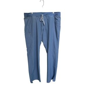 Figs Kade Cargo Scrub Bottoms‎ Heather Denim PO 1299 Healthcare Nursing Size XL